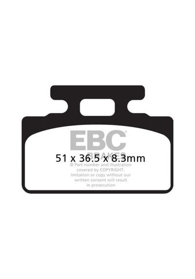 Ebc Sfa151 Honda Rs125/150 88-07, Nsf 250 R 12-20 Arka Fren Balat