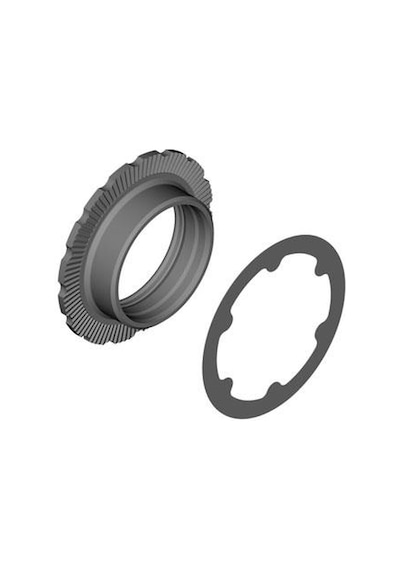 Shimano Xtr Aynakol Sonlandırıcı Vida Lock Ring & Washer Fc-m9100 Gri - Siyah