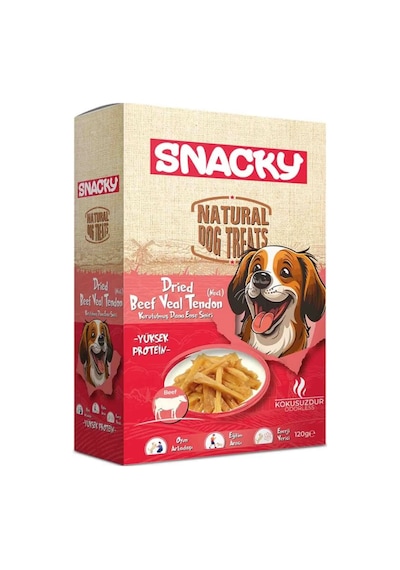 Snacky Köpek Sakatat Kurutulmuş Dana Ense Siniri