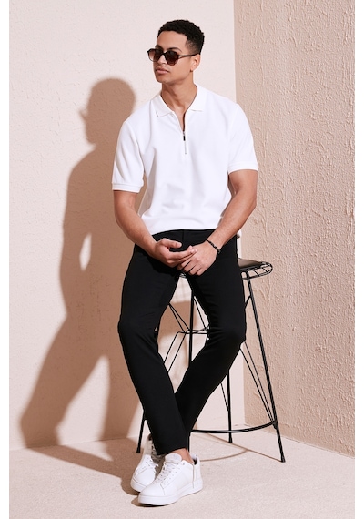 Buratti Erkek Polo Yaka T Shirt 5902434 Ekru Ekru