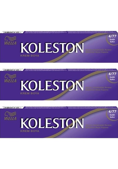 Koleston Tüp Boya 50 Ml - 4.77 Kadife Kahve 3 Adet