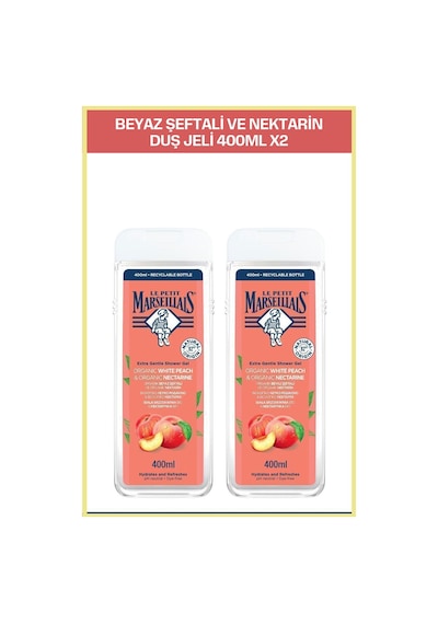 Le Petit Marseillais Şeftali Duş Jeli 2 x 400 ML