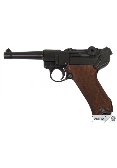 Denix Parabellum Luger 1898 Germany Pistol Koleksiyon Obje 25cm