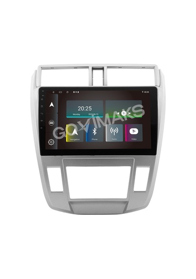 Govimaks Honda Cıty 2009-2011 Uyumlu Dijital 4 Gb Ram 64 Gb Hafıza Androıd Multımedıa Teyp 10.1"
