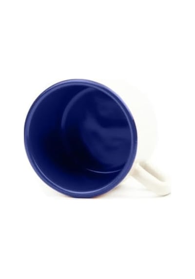 Çöp Adam Beyaz Venüs Kupa - Hediyelik Kupa Fincan Mug Açık Ahşap
