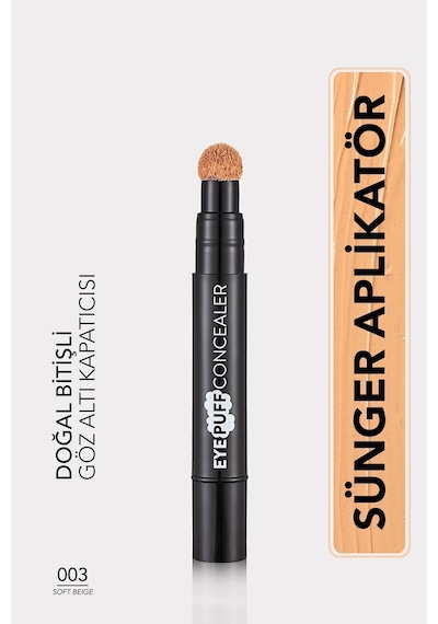 Flormar Doğal Bitişli Kremsi Kapatıcı - Eye Puff Concealer - 003 Soft Beige - 8682536021746
