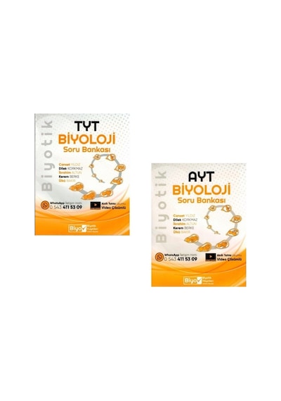 Biyotik Tyt-ayt Biyoloji Soru Bankası Seti