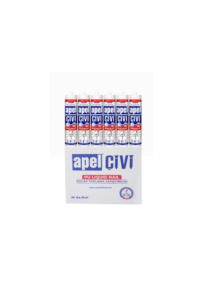 Apel Mk300 Poliüretan Sıvı Çivi Pu Montaj Yapıştırıcı 390 G X 30