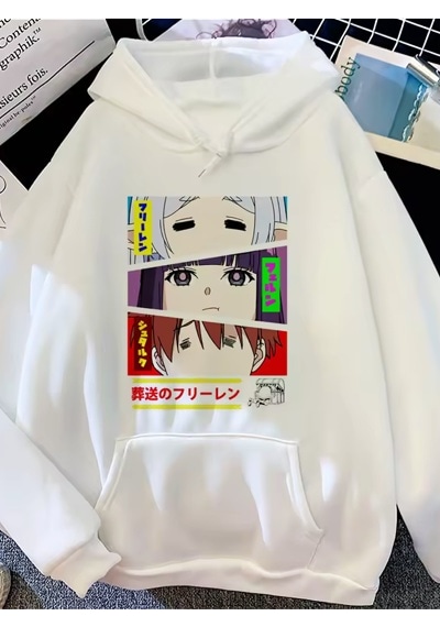 Sousou No Frieren Beyaz Sweatshirt BEYAZ