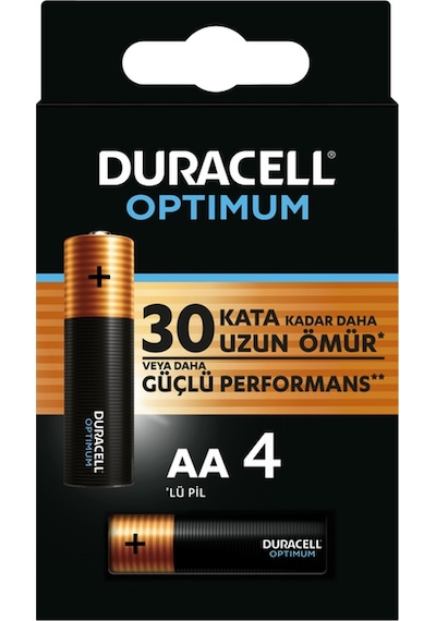 Duracell Optimum AA Kalem Pil 4'lü