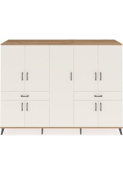 Hyperion Dolap 12 Raflı 2 Çekmeceli 8 Kapaklı 220x44x163 Çam-ayta Çam-aytaşı Hyperion Dolap 12 Raflı 2 Çekmeceli 8 Kapaklı 220x44x163 Çam-ayta Çam-aytaşı
