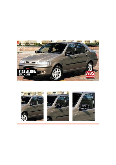 Fiat Albea Batman Yarasa Ayna Kapağı Piano Black 2002-2009