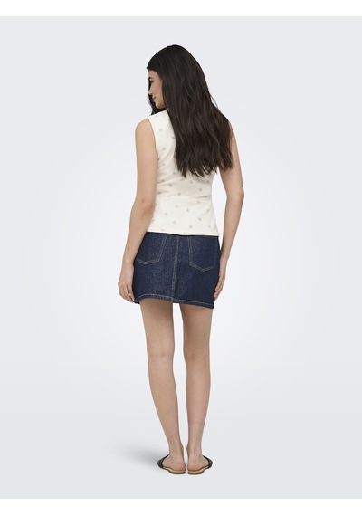 Only Kadın Mini Kot Etek 15339630 Lacivert