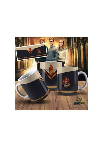 Ghostbastır Desıgn Harry Potter Kupa Bardak Tek Adet K0455 Çok Renkli