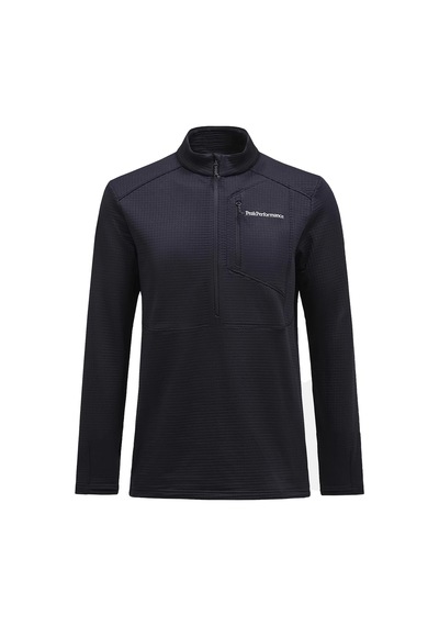 Peak Performance Peak Performance Trail Polartec Half Zip Erkek Siyah Fleece 001