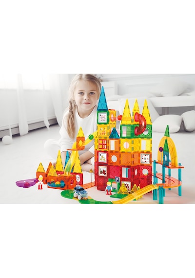 Magnetic Tiles 200 Parçalı Premium Manyetik Oyuncak/bloklar Seti