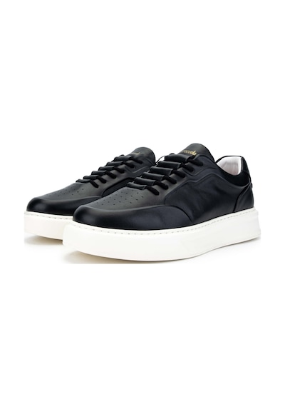 Barracuda Erkek Hakiki Deri Siyah/siyah Sneakers & Spor Ayakkabı 511 Bu3510a Erk Ayk Y24 Black/black Çok Renkli