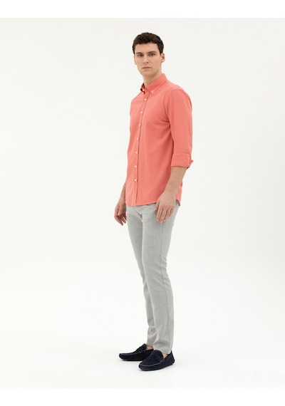 Pierre Cardin Erkek Gri Kanvas / Chino Pantolon 50288509-vr024 Gri