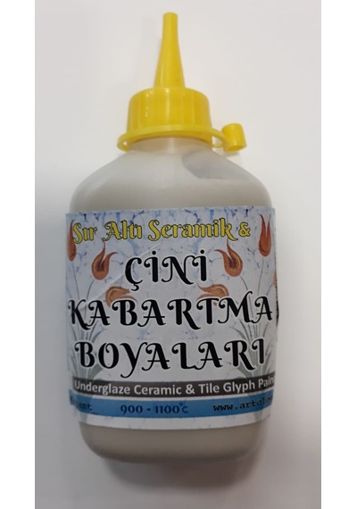 Art Elegant Çini Kabartma Boyası Beyaz 5136 60 ML Beyaz