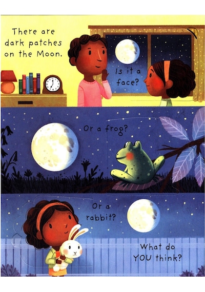 What is the Moon? (Very First Lift-the-Flap Questions & Answers) - Katie Daynes - Usborne