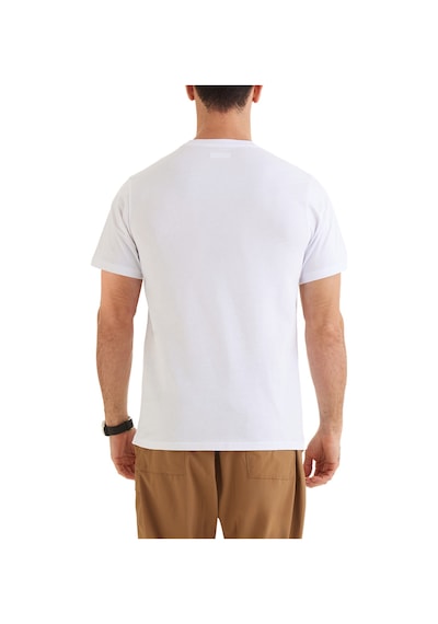 Columbia Csc Bar Split Graphic Kısa Kollu Erkek T-shirt Beyaz Cs0121-100 001