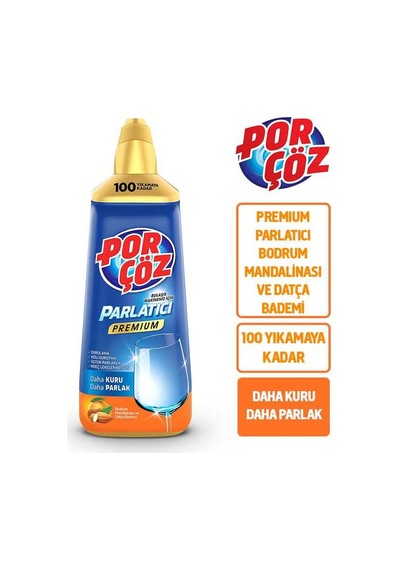 Porçöz Premium Parlatıcı Bodrum Mandalinası ve Datça Bademi 500 ML