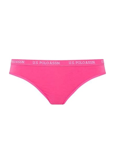 U.S. Polo Assn. U.s Polo Assn. 66119 Kadın 3 Lü Slip-fuşya&lacivert&beyaz Fuşya