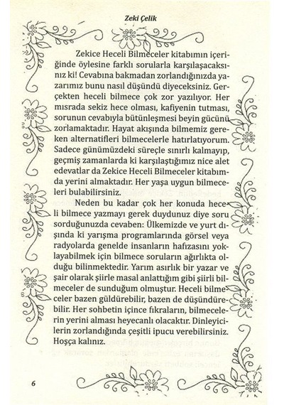 Zekice Heceli Bilmeceler / Zeki Çelik