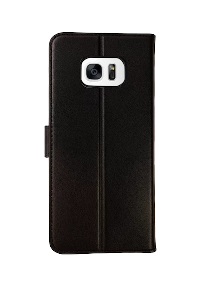 Newface Samsung Uyumlu Galaxy S7 Edge Trend S Plus Kapaklı Kılıf - Siyah Resimdeki