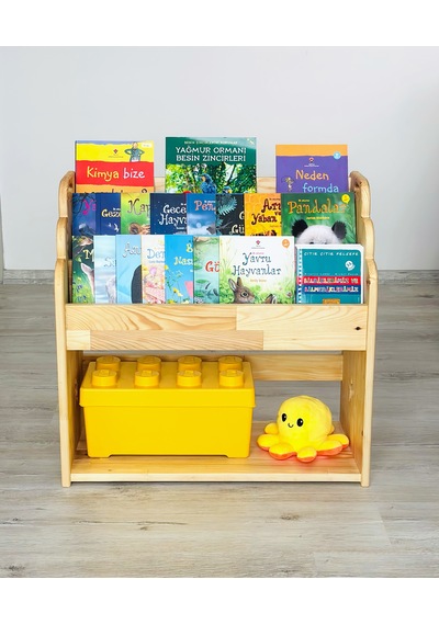Masif Ahşap Çocuk Odası Kitaplığı Masif Ahşap Çocuk Odası Kitaplığı