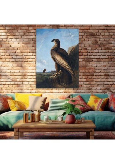 Gerçek Cama Baskı Sanat Temalı Tekli Cam Tablo S043