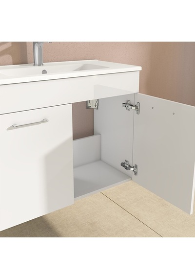 VitrA Ardea Banyo Dolabı Seti 80 Cm 67073 Parlak Beyaz