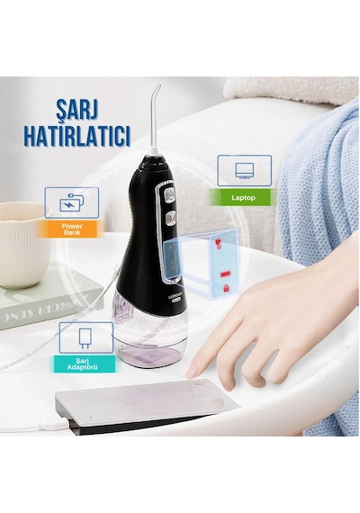 waterpulse Kablosuz Pro V580 Water Flosser 320ml Taşınabilir Diş