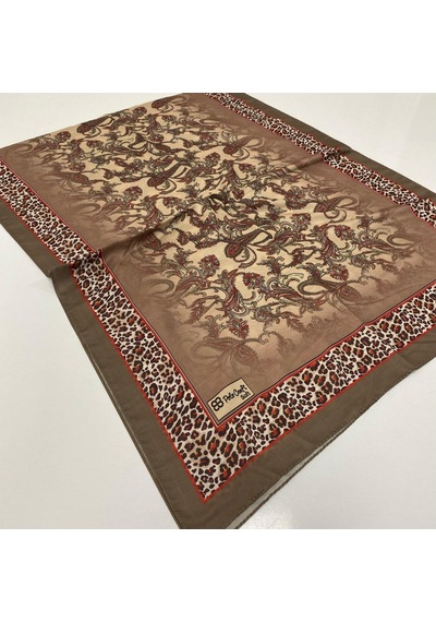 Polo Craft Soft Pamuklu Şal Etro Desen Fzy0611-44995 Çok Renkli