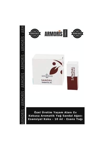 Özel Üretim Yaşam Alanı Ev Kokusu Aromatik Yağ Sandal Ağacı Esansiyel Koku - 10 Ml - Esans Yağı Çok Renkli