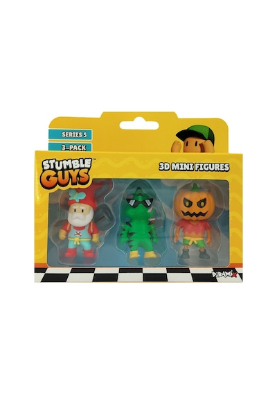 Stumble Guys Üç Boyutlu Üç Parça Mini Figür Set 4
