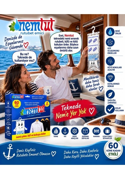 Nem Alıcı Rutubet Emici Koku Giderici Korozyon Önleyici 2 Kutu Içerisinde 4 Paket Diğer