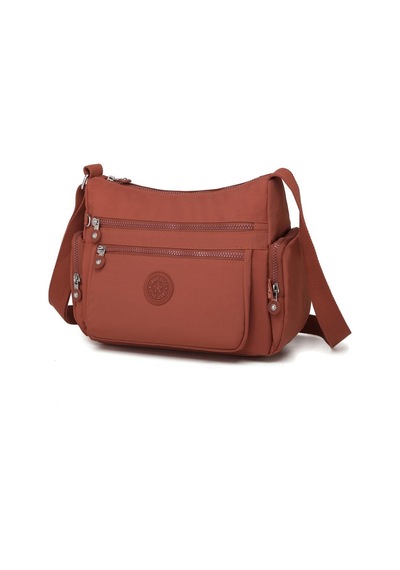 Krinkıl Kumaş Kadın Postacı Çantası Smart Bags 1115-128 Kiremit