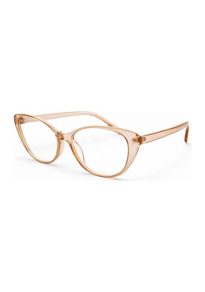 Azire Bej Çerçeve Optik Uyumlu Vintage Retro Gözlük Bronz