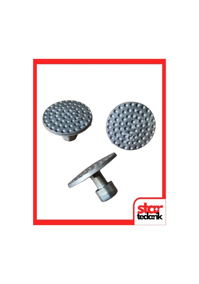 Pdr Boyasız Göçük Düzeltme Plastiği Bombeli Yuvarlak Çap 36mm - D. N6 - Gri