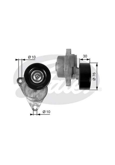 GATES T38376 V KAYIŞ GERGİ RULMANI AVEO KALOS LACETTI 04- F14 F16