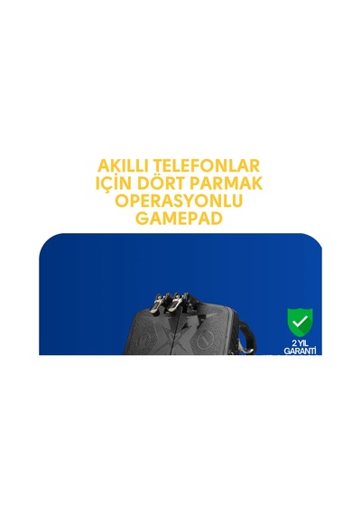 Gerçekçi Oyun Deneyimi Sunan Dört Parmak Mobil Gamepad Standart
