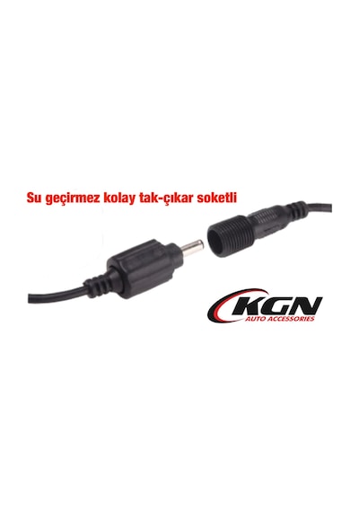 Dijital Ekranlı Siyah Park Sensörü 22mm Soketli