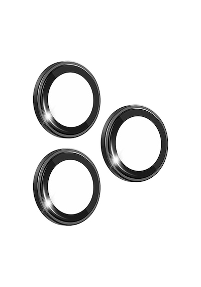 Apple iPhone Uyumlu 18 Pro Max Wiwu Lg-003 Lens Guard Çizilmeye Karşı Dayanıklı Safir Kamera Lens Koruyucu Siyah
