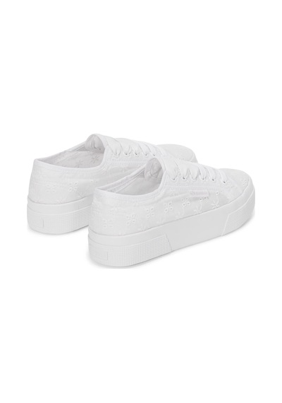 Superga 2740 Flower Sangallo Kadın Beyaz Sneaker Beyaz-261