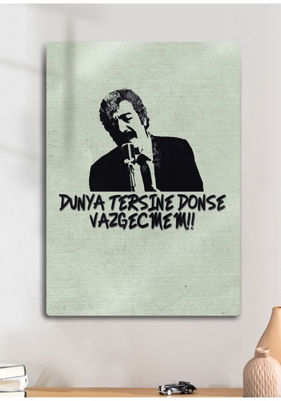 Müslüm Gürses, Baba - Dekoratif Metal Tablo, Arabesk