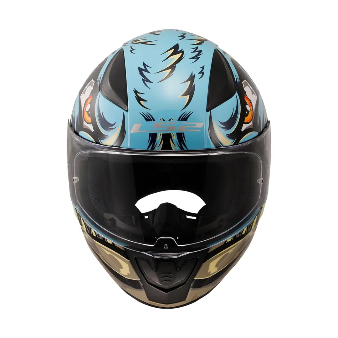 Rapid 2 Neo Blue Fullface Motosiklet Kaskı Sarı Mavi