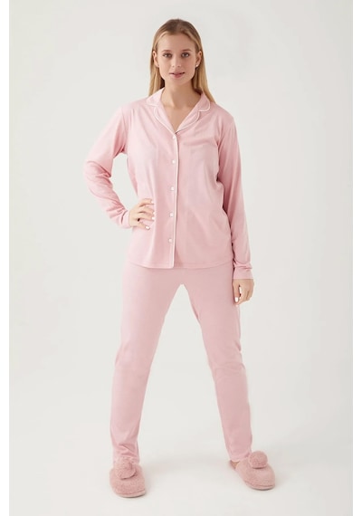 Pierre Cardin P.cardın 007717 Byn Düğmeli Pijama Tk 001