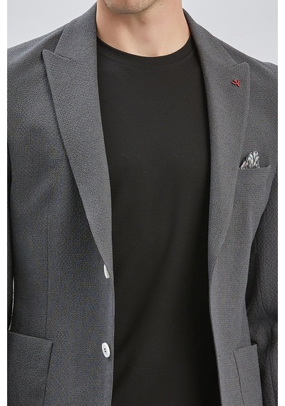 İmza Koyu Antrasit Desenli Kırlangıç Yaka Likralı 6 Drop Slim Fit Dar Kesim Casual Ceket 1002240155-koyu Antrasit Koyu Antrasit İmza Koyu Antrasit Desenli Kırlangıç Yaka Likralı 6 Drop Slim Fit Dar Kesim Casual Ceket 1002240155-koyu Antrasit Koyu Antrasit