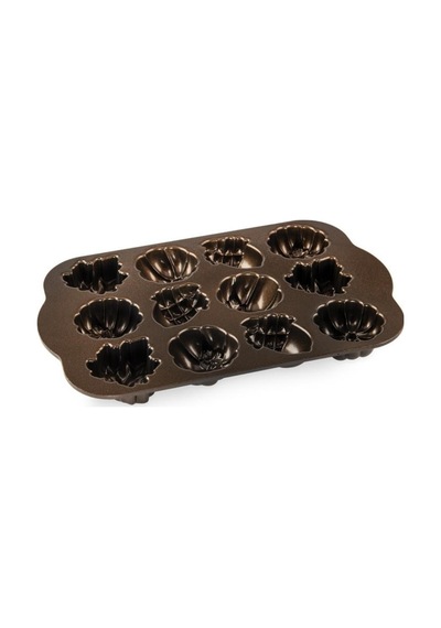 Nordicware 92048 Mini Balkabakları Kek Kalıbı Kahverengi
